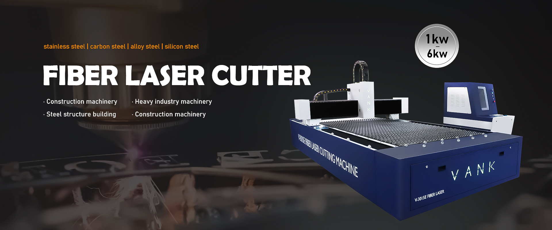 1500w 3000w 3015 Fiber laser Cutting machine      